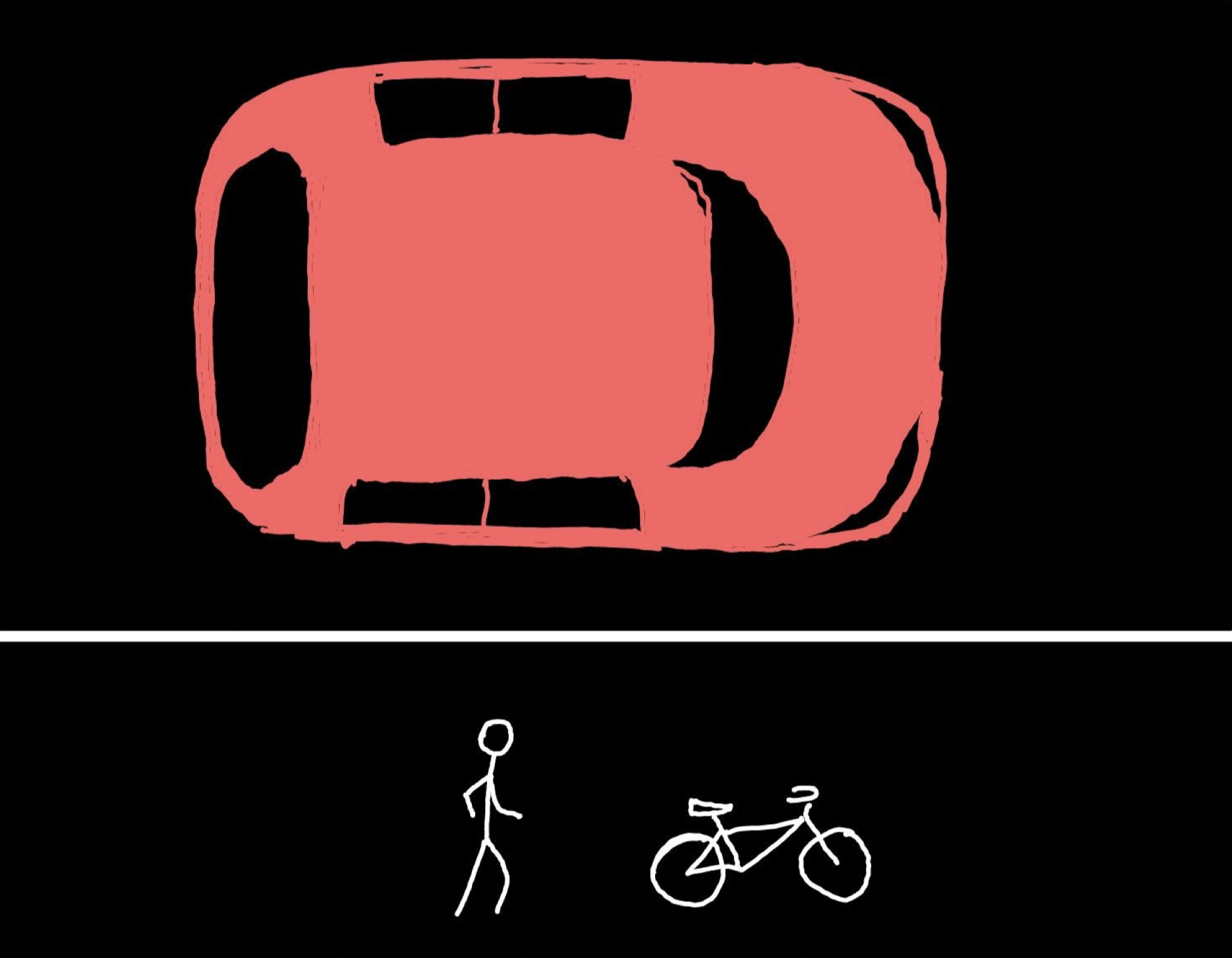 Painted bike lane with no physical separation from traffic